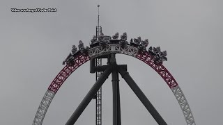 See Cedar Point testing the new Top Thrill 2 coaster [upl. by Ellehcrad]