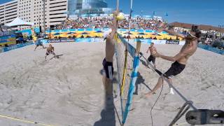 AVP Beach Volleyball Atlantic City Mens Final AVP GoPro Clip [upl. by Bahner]