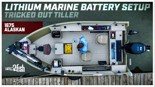 Lithium Marine Battery Review in Lund Alaskan Tiller [upl. by Eduard378]