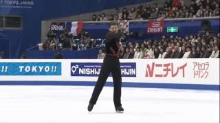 Stephane Lambiel 2007 Worlds FS No Commentary [upl. by Haelhsa619]