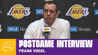 Lakers Postgame Frank Vogel 122519 [upl. by Ellingston391]