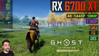 RX 6700 XT  Ghost of Tsushima [upl. by Eulalee913]