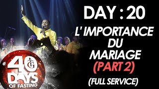 Pasteur Gregory Toussaint  40DAY FAST  DAY 20 I L Importance du Mariage [upl. by Petty]