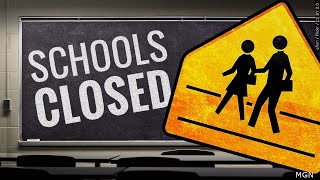 UPDATED LIST School closings delays virtual learning day due to winter weather [upl. by Fiske]