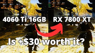 AMD embarrasses Nvidias midrange 4060 Ti 16GB vs RX 7800 XT in 2024 The Ultimate Comparison [upl. by Cirted]