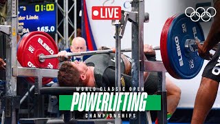 🔴 LIVE Powerlifting World Classic Open Championships  Mens 93kg amp Womens 76kg Group A [upl. by Bloxberg]