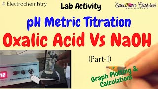 Determination of Oxalic acid strength by pH metric titration oxalic acid diprotic acid pH meter [upl. by Nosro]