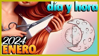 Dias de LUNA para Cortar el Cabello Enero 2024 [upl. by Naillimixam]