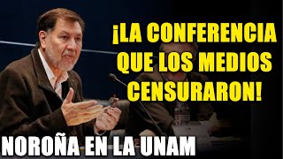 IMPRESIONANTE LA CÁTEDRA DE NOROÑA EN LA UNAM QUE TODOS DEBEN ESCUCHAR TE PONE LA PIEL CHINITA [upl. by Atinrahc]