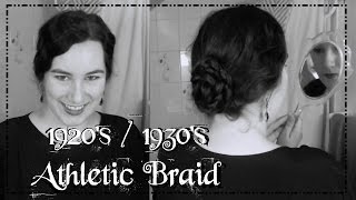 1920s1930s Plaited Coiffure [upl. by Jecon]