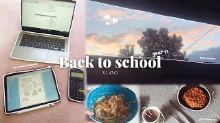 BACK TO SCHOOL VLOG 6am morning  last minute homework [upl. by Norted]