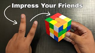 How To Solve Rubiks Cube With 2 Moves [upl. by Solrac]