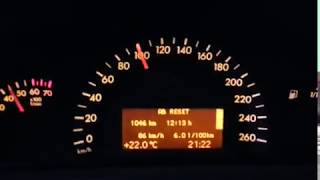 Mercedes Benz C180 Kompressor 0  200 Kmh Beschleunigung Acceleration [upl. by Enom]