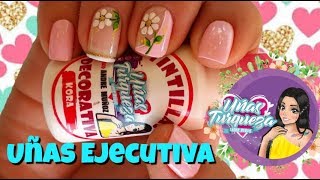 Decoracion de uñas EjecutivaDecoración de uñas Sencillas [upl. by Lotty113]