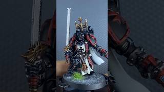 Custom Bladeguard Veteran Black Templar Sergeant painting process warhammer40k warhammer 40k [upl. by Artemus]