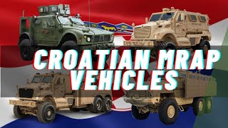 CROARMFOR 7 Croatian MRAP Vehicles  Croatian Army  Hrvatska Vojska [upl. by Dhaf43]