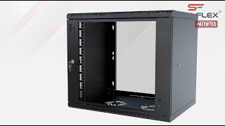 SE Szafa RACK Standard 19 9U 400 svart glas [upl. by Harelda]