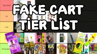 FAKE CART TIER LIST [upl. by Nilyak867]