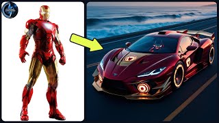 SUPERHEROES But SPORTS CAR🔥 All Characters marvel amp DC 2024💥 [upl. by Adilem950]