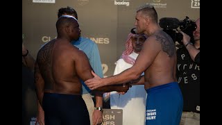 Mariusz WACH  Dillian WHYTE weigh in boxing [upl. by Cargian]