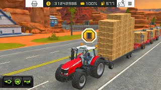 Fs 18 Loading Challenge Of Straw Bales  Fs18 Gameplay  Farming Simulator 18 Timelapse fs18 [upl. by Nylyahs]