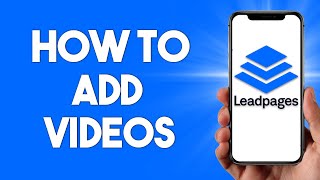 Leadpages Tutorial How To Add Video 2024 [upl. by Shirlene]