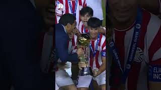 ¡LA ENTREGA DEL TROFEO A PARAGUAY GANADOR DE LA CONMEBOL SUB15 [upl. by Casmey]