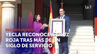 Yecla homenajea a la Cruz Roja tras más de un siglo de servicio a la localidad  La 7 [upl. by Refinaj]