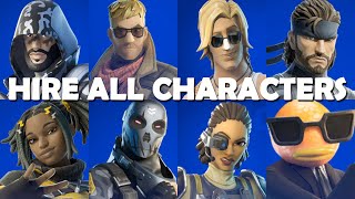 Know Where to Hire all NPC Characters in Fortnite Chapter 5 [upl. by Einra960]