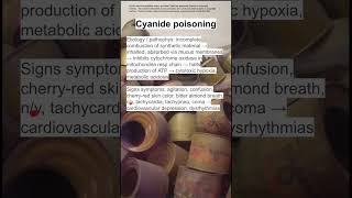 Cyanide poisoning [upl. by Jp]