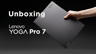 Unboxing the new Lenovo Yoga Pro 7 14quot 2023 [upl. by Natka692]