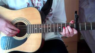 quotSet Fire To The Rainquot  Adele  EASY Guitar Tutorial [upl. by Eldnek]