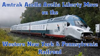 Amtrak Acella Avelia Liberty Move on the Western New York amp Pennsylvania Railroad [upl. by Farl]