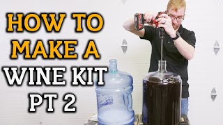 Learn How To Make Wine At Home In This Easy 3 Part Series Part 2 Stabilizing Clarifying Racking [upl. by Auqinal]