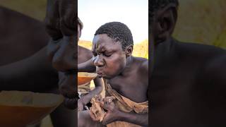 Wow what a delicious Soup Hadza Makes for todays Lunch So delicious and nutritious 😋😍‼️villagelife [upl. by Seidnac928]