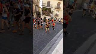 Partenza Trail Monte Vallatrone 21072024 SantAngelo a Scala [upl. by Strade]