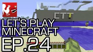 Lets Play Minecraft  Episode 24  Capture the Tower  Rooster Teeth [upl. by Eneryc]