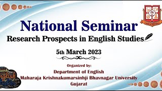 Paper Presentations  National Seminar  Research in English Studies [upl. by Nitsirc]