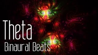 Theta Binaural Beats with Fractal Animation [upl. by Chapin]