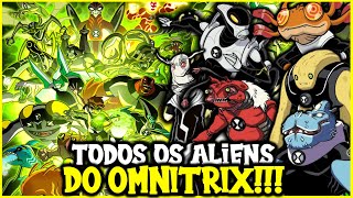 TODOS OS ALIENS DO BEN 10 DISPONÍVEIS NO OMNITRIX [upl. by Marceau]