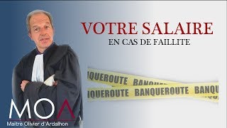 Paiement des salaires en cas de faillite [upl. by Kaspar648]