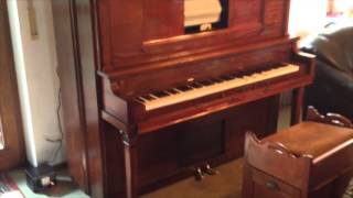 Heintzman Player Piano Metalnola playing Scott Joplin [upl. by Nazario]