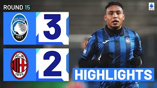 ATALANTAMILAN 32  HIGHLIGHTS  Muriel edges Milan with a work of art  Serie A 202324 [upl. by Goldsmith191]