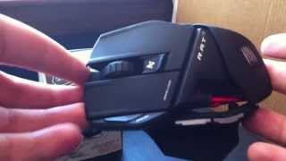 Mad Catz cyborg RAT 3 gaming mouse quick review [upl. by Eilarol]