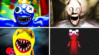 SECRET Jumpscares From Every Roblox Game [upl. by Akired]