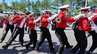 NC State Marching Band  Trumpets 2 Fun in the Lot before Football Game 9282024 [upl. by Sherer]