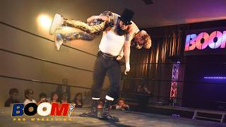 Abraham Lincoln Vs Kyle Fines💥 Lumberjack Match 💥 BOOM Pro Wrestling [upl. by Felicle]