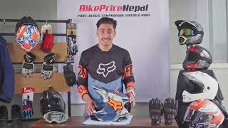 Fox Helmet Review BikePriceNepal [upl. by Kenway]