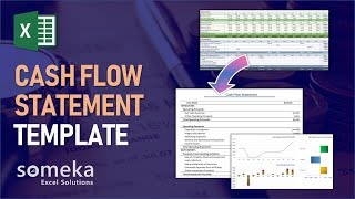 Cash Flow Statement  Financial Statement Template in Excel [upl. by Arun]