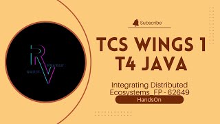 Wings 1 T4 Integrating Distributed EcosystemsFP HandsOn  RahulVijayan digital tcs wings1 [upl. by Kliber851]